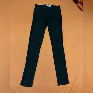 PAIGE Midnight Black Denim Jeans